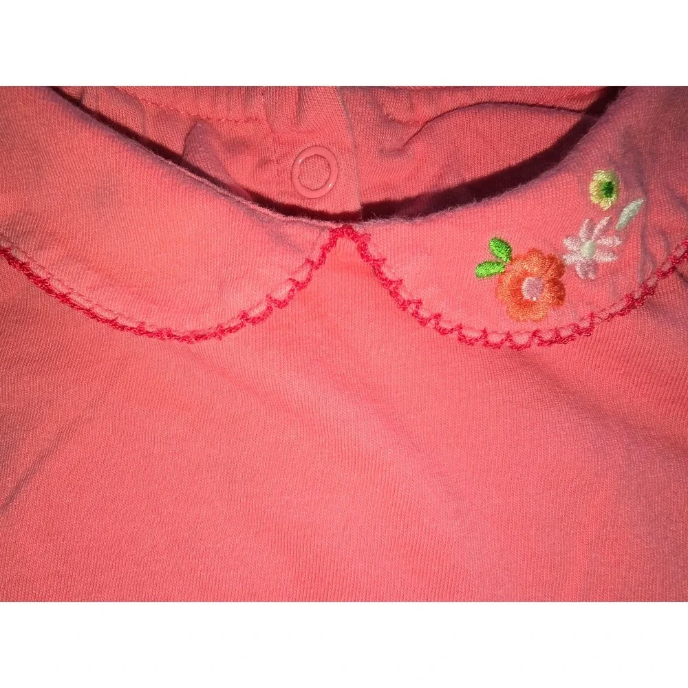 Carters OshKosh Baby Girl Bodysuit Bundle Pink Hearts Floral Brunch‎ 9-24 Months